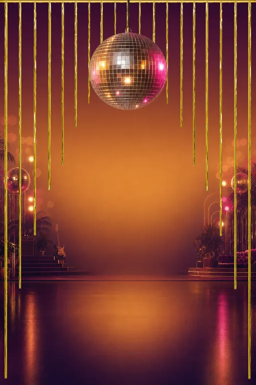 Disco Revival Night — Living Invitation — Modern Birthday invitation card design from Ayozan