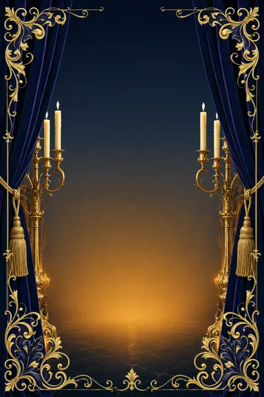 Royal Candlelit Ballroom — Birthday invitation card design