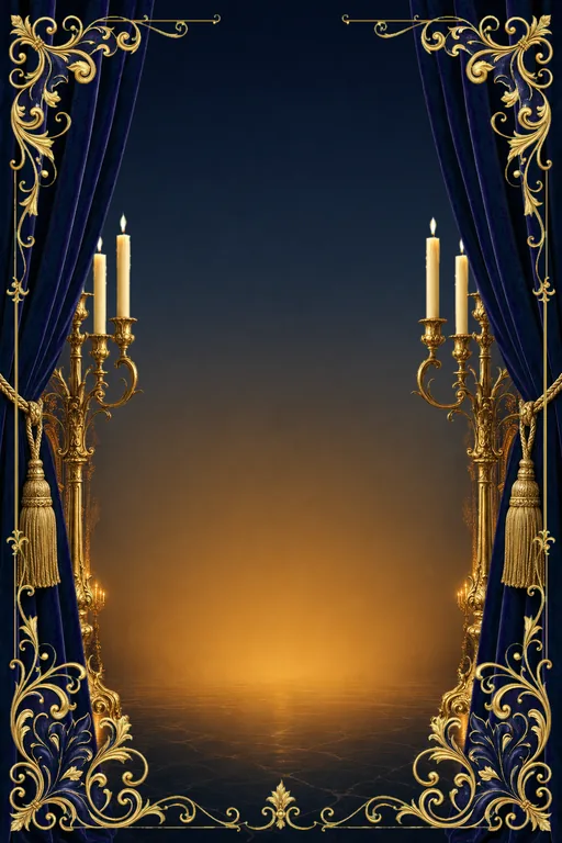 Royal Candlelit Ballroom — Living Invitation — Traditional Birthday invitation card design from Ayozan