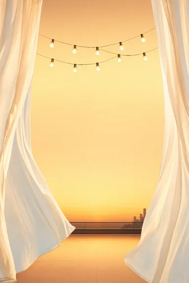 Golden Hour Terrace — Anniversary invitation card design