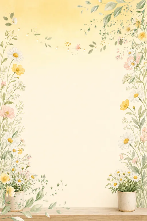 Botanical Meadow — Living Invitation — invitation page