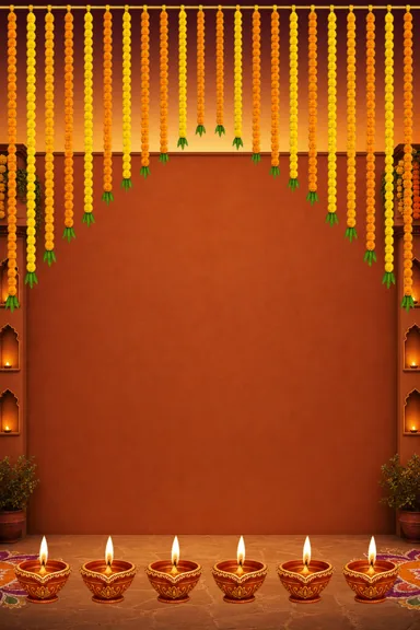 Diya Aangan — Diwali greeting card design