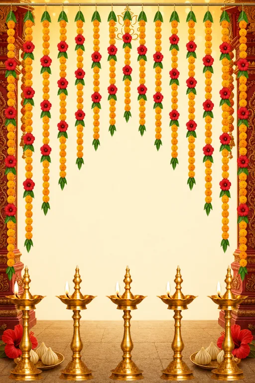 Pandal Utsav — Living Invitation — Hindu Traditional Ganesh Chaturthi invitation card design from Ayozan
