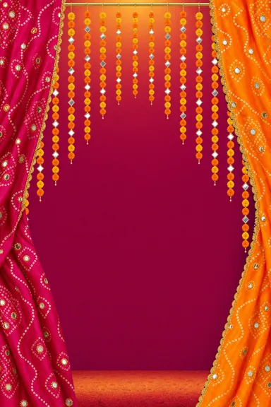 Garba Night — Living Invitation — Navratri card design