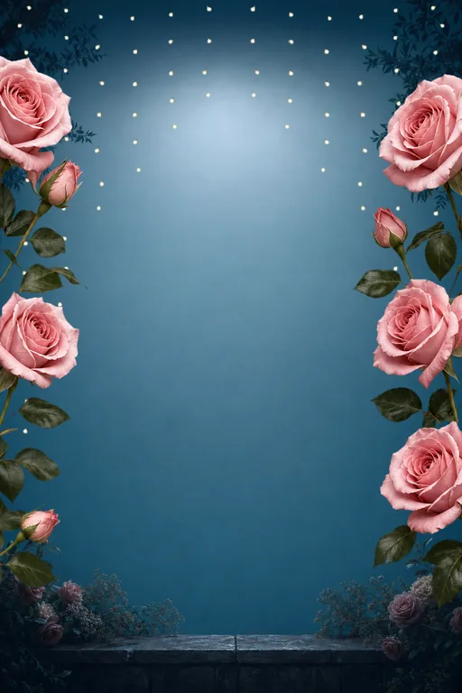 Moonlit Rose — Living Greeting — Modern Anniversary invitation card design from Ayozan