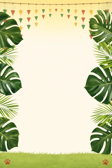Jungle Fiesta — Living Greeting — Birthday card design