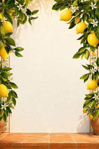 Amalfi Citrus — Wedding invitation card design