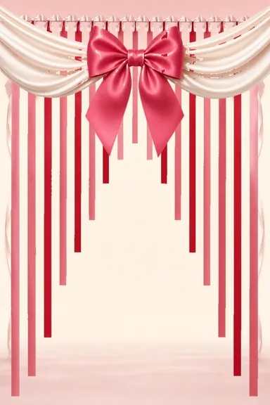 Coquette Bows — Wedding invitation card design