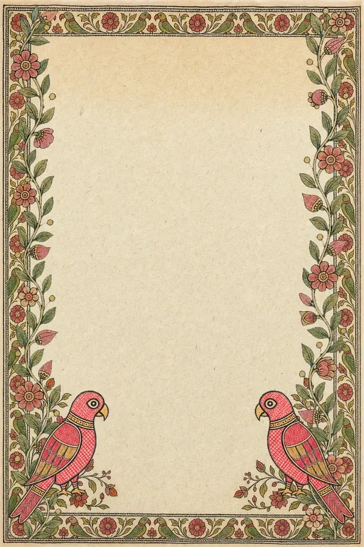 Mithila Ivory — Living Invitation — Maithili Hindu Traditional Engagement invitation card design from Ayozan