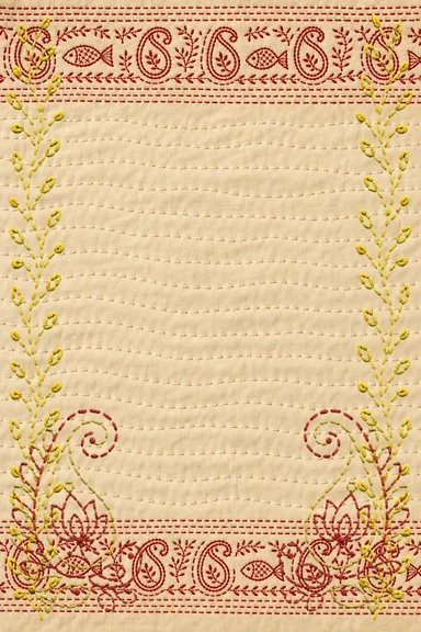 Kantha Annaprashan — Bengali invitation card design