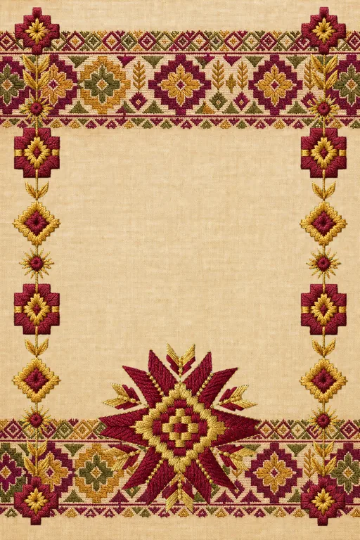 Phulkari Wine — Living Invitation — Punjabi Traditional Anniversary invitation card design from Ayozan