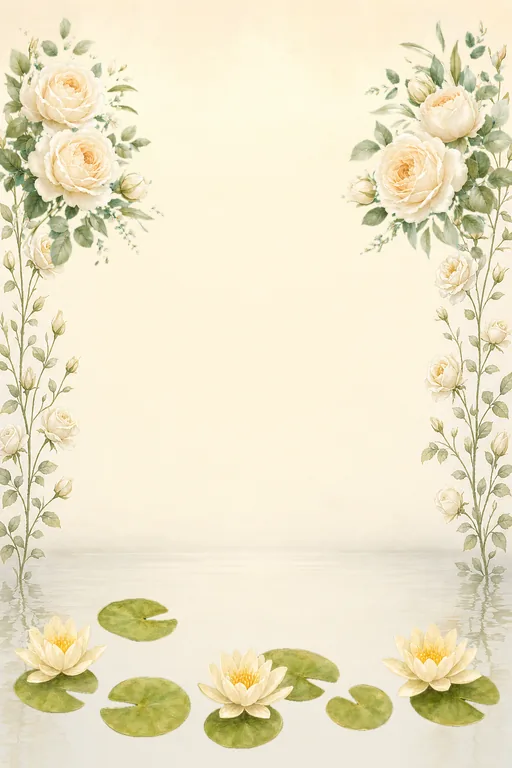 Ivory Rose Swan Lake — Living Invitation — invitation page