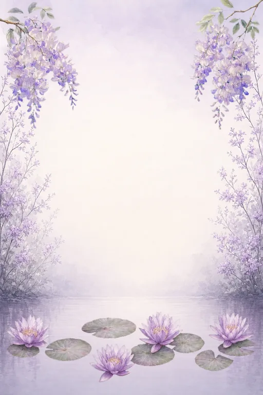 Lilac Dusk Swan Lake — Living Invitation — invitation page