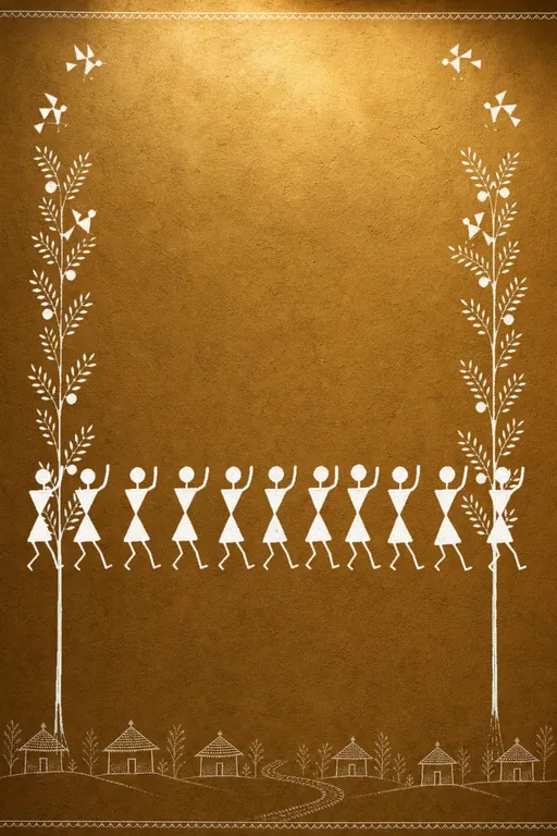 Warli Farewell — Living Invitation — Marathi Traditional Farewell invitation card design from Ayozan