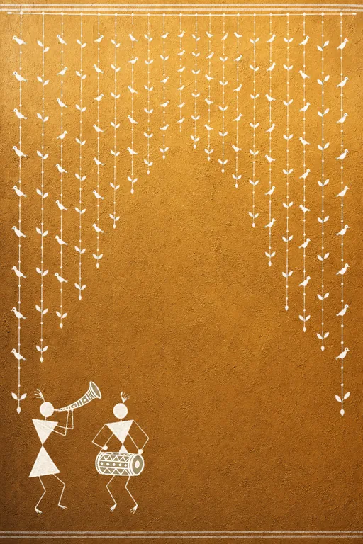 Warli Farewell — Living Invitation — invitation page
