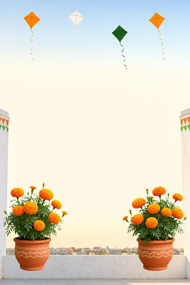 Azadi ke Patang — Independence Day greeting card design