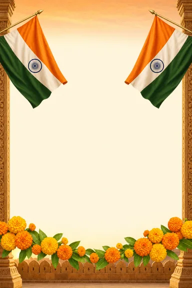 Tiranga Prabhat — Independence Day greeting card design