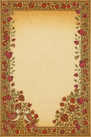 Kalamkari Anar — Telugu invitation card design