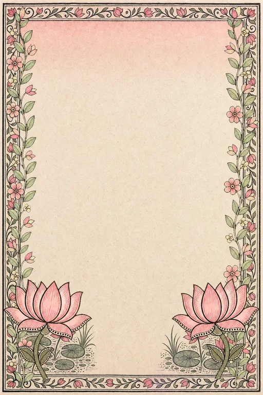 Mithila Kamal — Living Invitation — Maithili Hindu Traditional Mehndi invitation card design from Ayozan