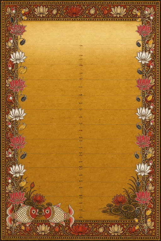 Patta Kamala — Living Invitation — Odia Traditional Reception invitation card design from Ayozan