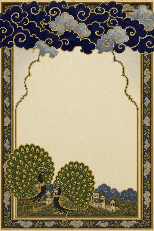 Bundi Barahmasa — Living Invitation — Rajasthani Traditional Sangeet invitation card design from Ayozan