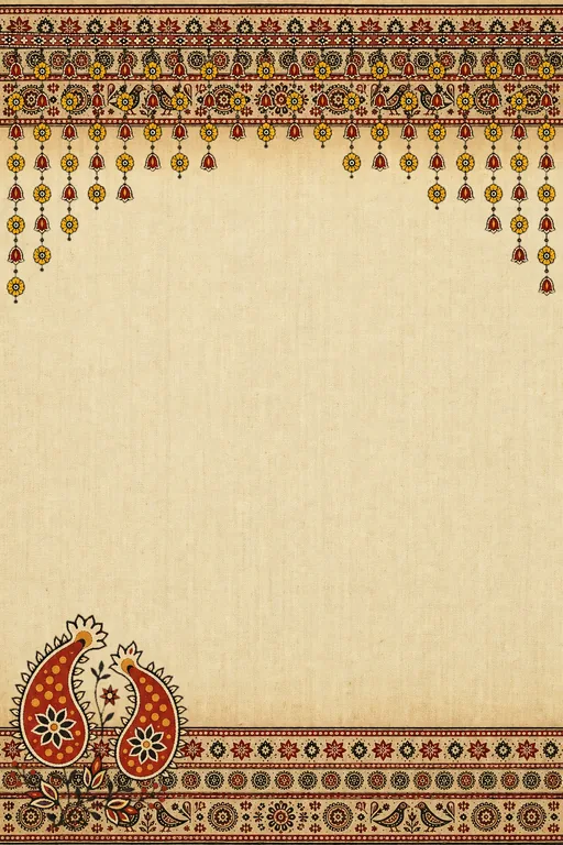 Ajrakh Mehndi — Living Invitation — invitation page