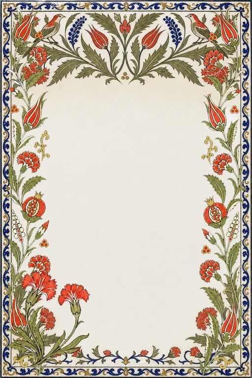 Iznik Bakrid — Living Greeting — Muslim Traditional Eid al-Adha invitation card design from Ayozan