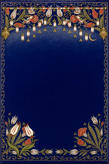 Iznik Chand Raat — Muslim invitation card design
