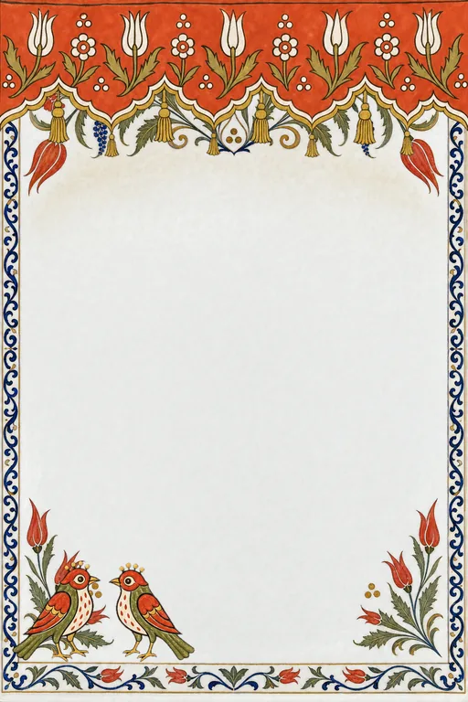 Iznik Lale — Living Invitation — Muslim Traditional Nikah invitation card design from Ayozan
