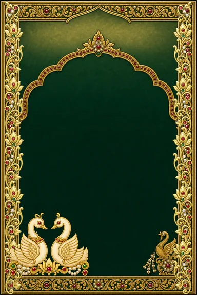 Thanjavur Nichayam — Engagement invitation card design