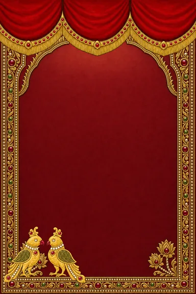 Thanjavur Thirumanam — Tamil invitation card design