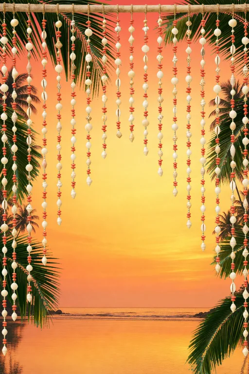 Goa Palm Sunset — Living Invitation — Modern Wedding invitation card design from Ayozan
