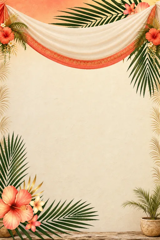 Goa Palm Sunset — Living Invitation — invitation page