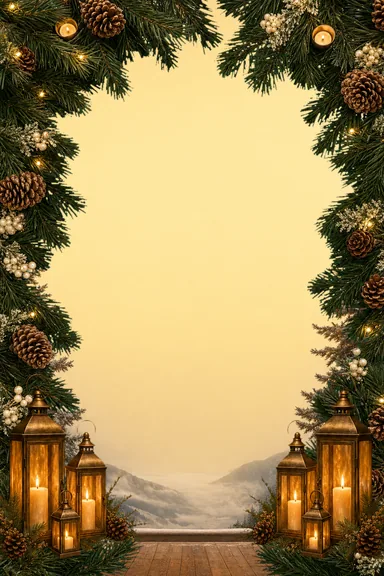 Pine Lodge Winter — Living Invitation — Wedding card design