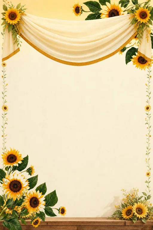 Sunflower Field — Living Invitation — invitation page