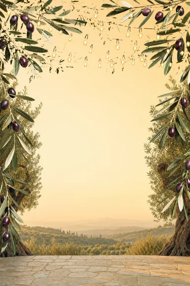 Tuscan Olive Grove — Living Invitation — Wedding card design