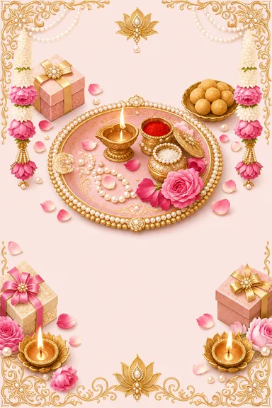 Bhai Dooj Wishes — Bhai Dooj greeting card design