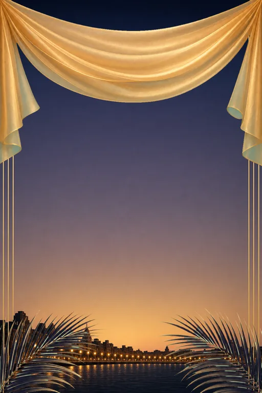 Marine Drive Necklace — Living Invitation — Marathi Modern Corporate Gala invitation card design from Ayozan
