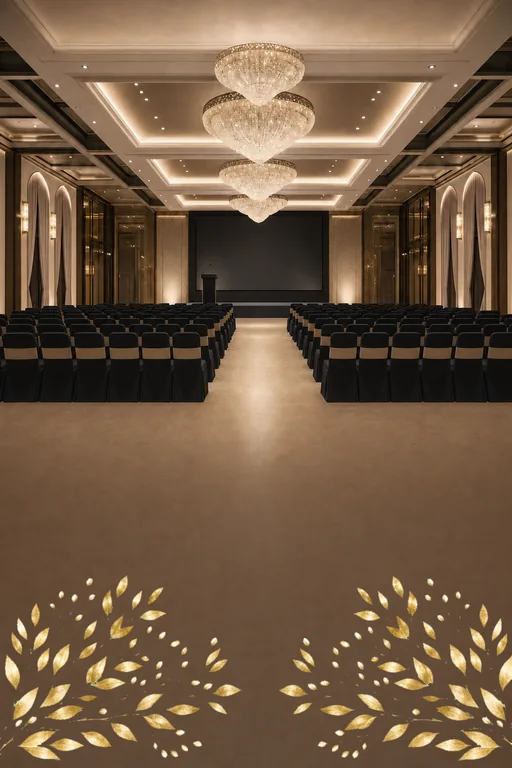 Amber Ballroom — Corporate — Modern Corporate invitation card design from Ayozan