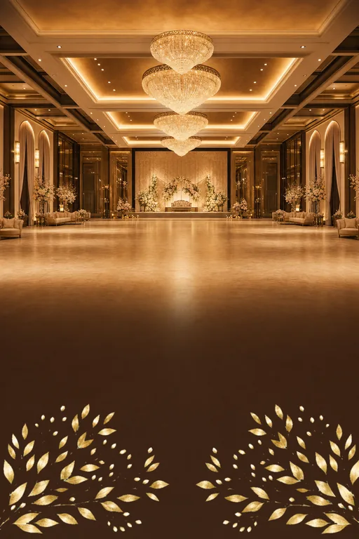 Amber Ballroom — Living Invitation — North Indian Modern Wedding invitation card design from Ayozan