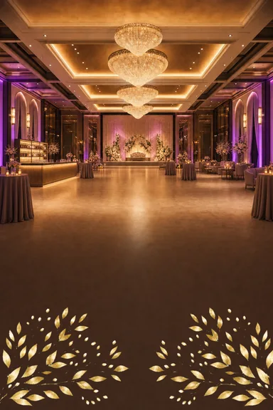 Amber Ballroom — Sangeet — Sangeet card design