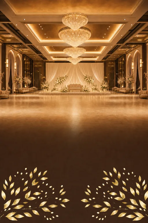 Amber Ballroom — Reception — Modern Reception invitation card design from Ayozan