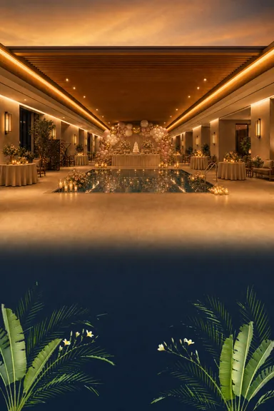 Amber Poolside — Birthday — Birthday card design