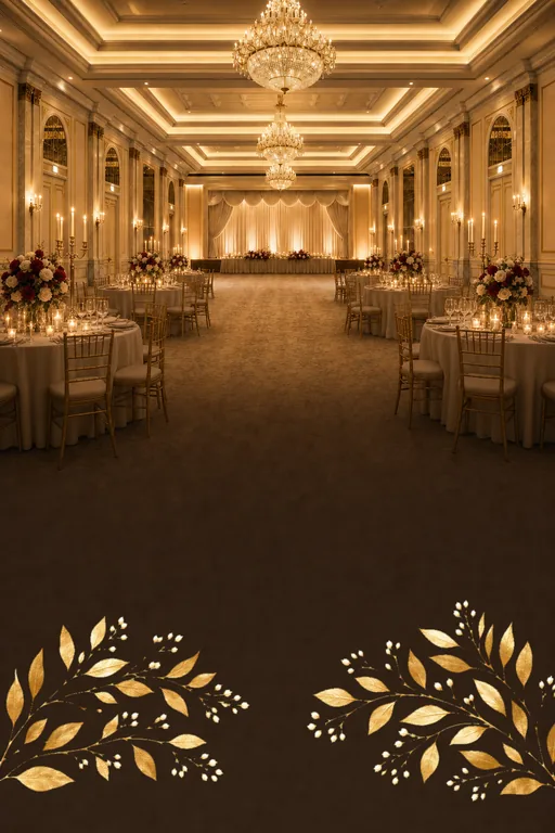 Grand Ballroom — Anniversary — Modern Anniversary invitation card design from Ayozan