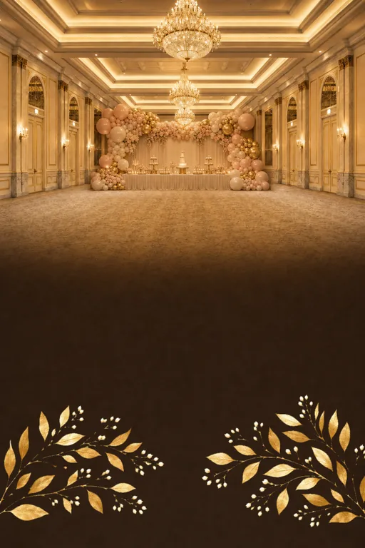 Grand Ballroom — Birthday — Modern Birthday invitation card design from Ayozan