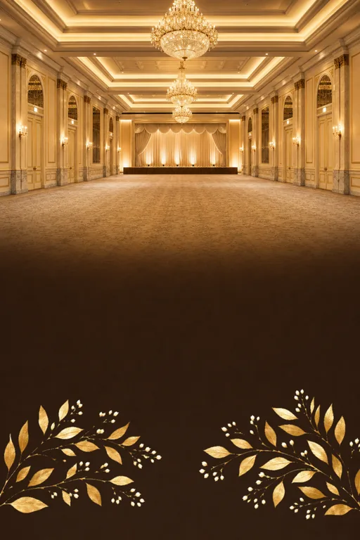 Grand Ballroom — Living Invitation — North Indian Modern Wedding invitation card design from Ayozan