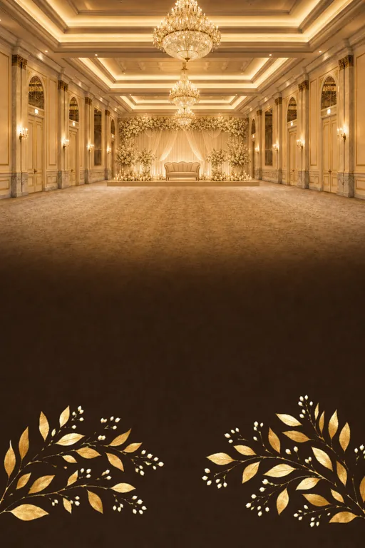 Grand Ballroom — Reception — Modern Reception invitation card design from Ayozan