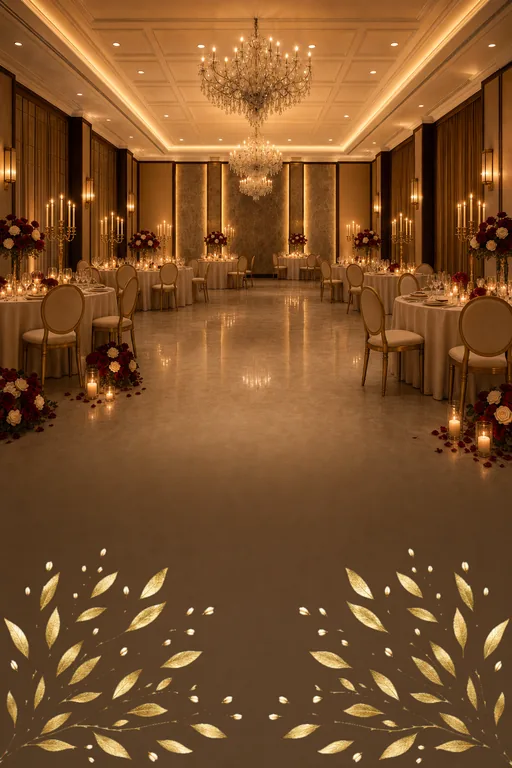 Ivory Ballroom — Anniversary — Modern Anniversary invitation card design from Ayozan