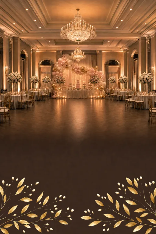 Twilight Ballroom — Birthday — Modern Birthday invitation card design from Ayozan