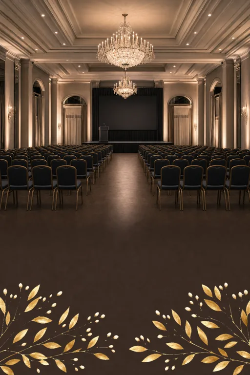 Twilight Ballroom — Corporate — Modern Corporate invitation card design from Ayozan